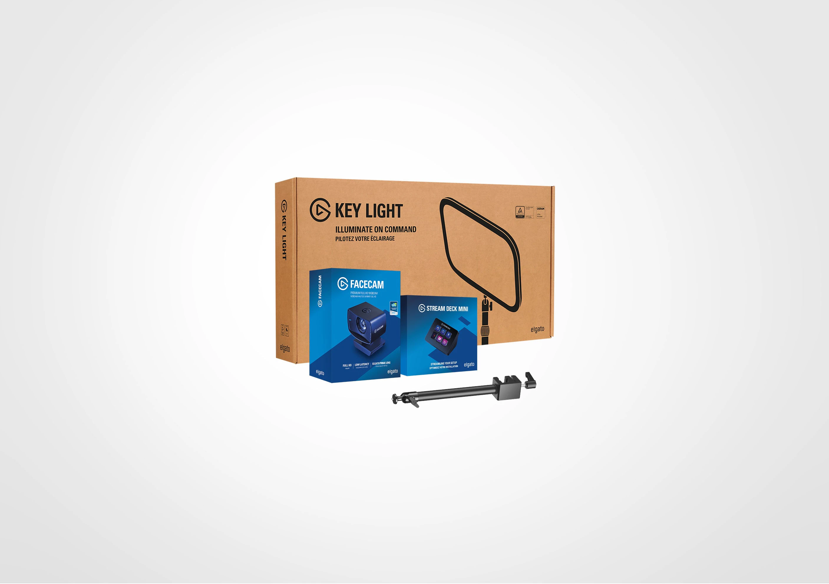Key Light Solo Bundle - Solid HD Mini | Elgato